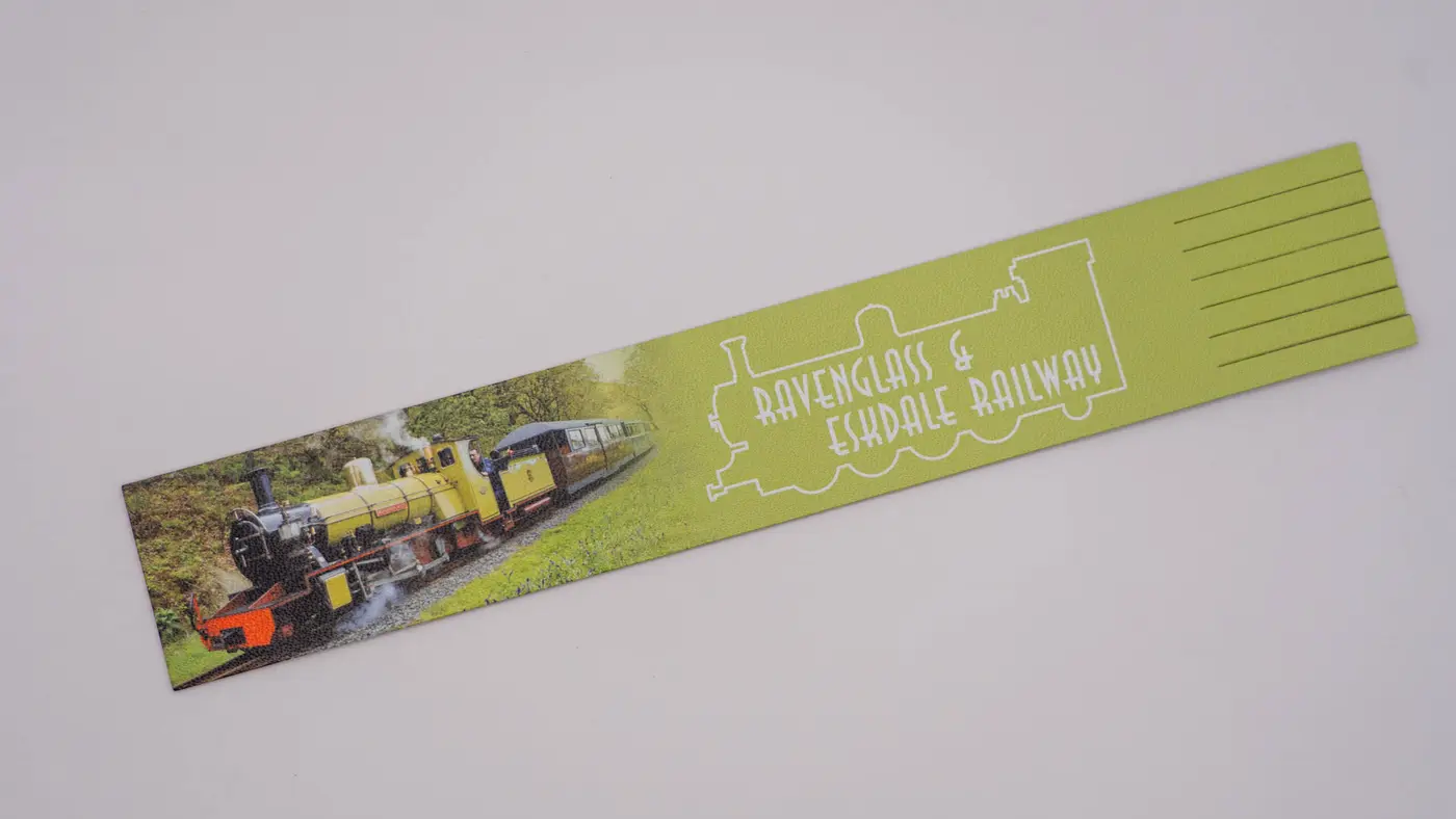 Ravenglass and Eskdale Railway Green Bookmark