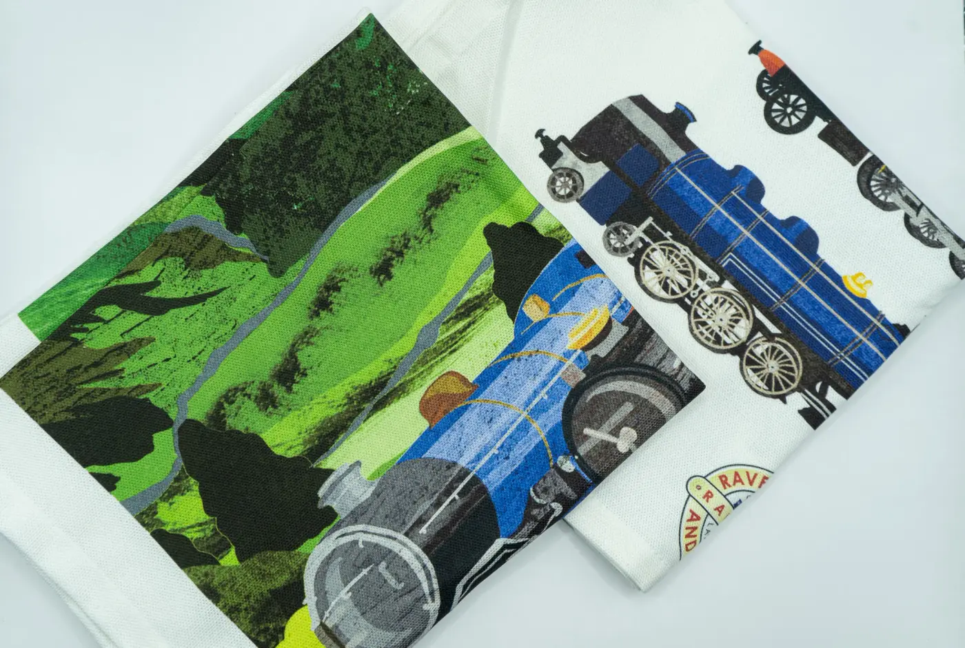 R&ER Steam Engine Tea Towel