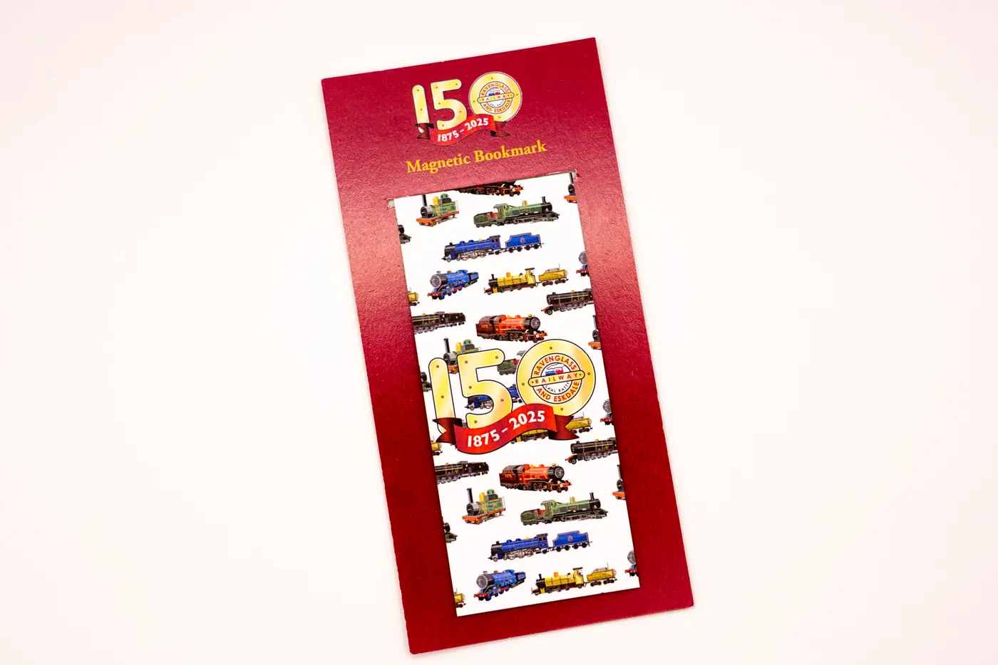 Train Multi Print Magnetic Bookmark