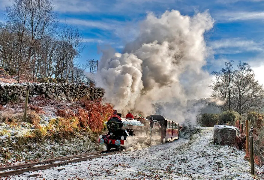 Winter Warmer Trains at the Ravenglass and Eskdale Railway