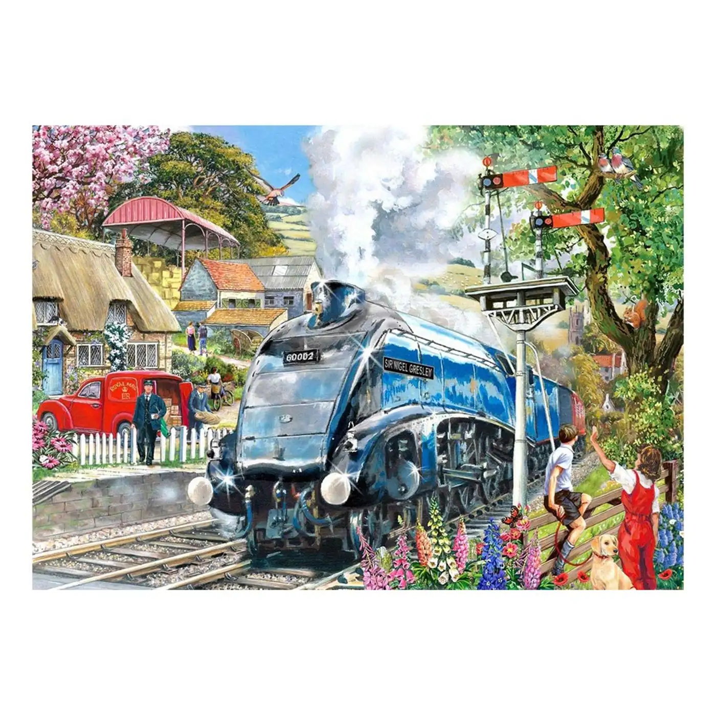 Knight Train - Big 500 Piece Jigsaw Puzzle