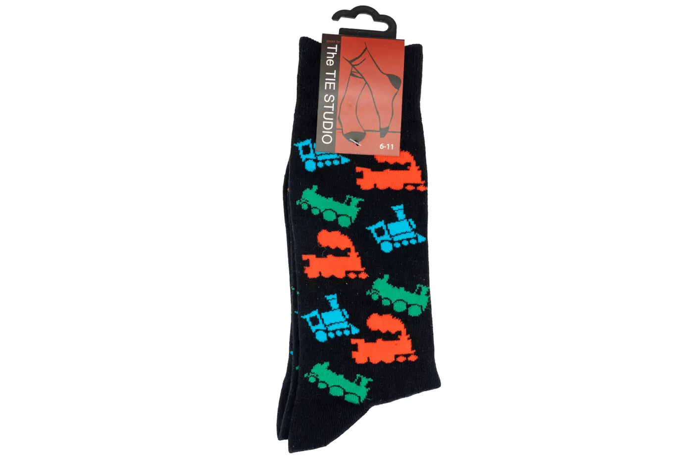 Colourful Steam Trains Socks